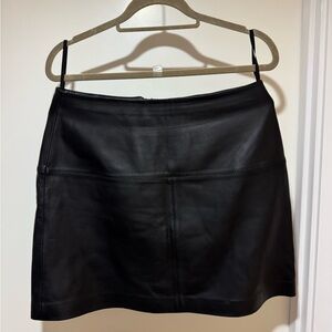 NWOT Ted Baker London Valiat Leather Mini Skirt